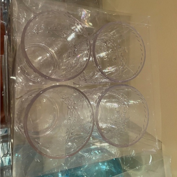 10 BRAND NEW SUMMER CLEAR BPA FREE TUMBLERS SETS OF 4 - Picture 7 of 11